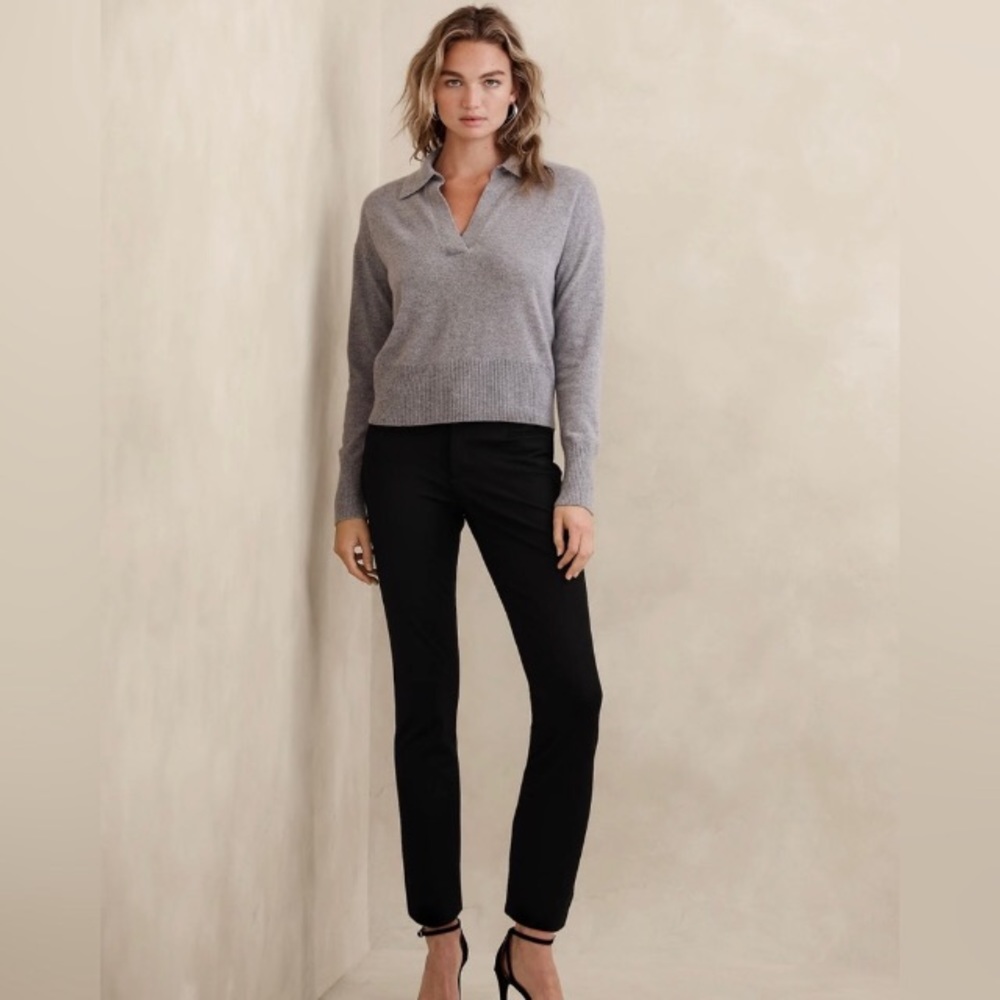 NWT! Banana Republic Black Sloan Slim Pant - 988582 📀1️⃣5️⃣